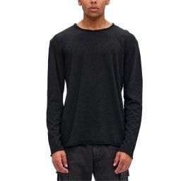DIRTY LAUNDRY Bluză Raw Edges Longsleeve DLML000168 black