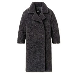 UGG Palton Gertrude Long Teddy​ Coat II 1180639 0085 ink