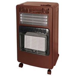Soba de încălzire pe gaz și electricitate Elite EGERH-1220, 4200 W, 30 mbar, 3 trepte, plăci cu infraroșu, G30/G31, analizor, protecție la lipsa flăcării, maro