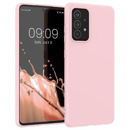 Husa Silicone Case Soft Flexible Rubber Cover for Samsung Galaxy A22 4G pink