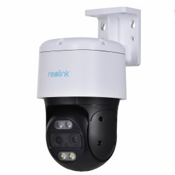 Camera de supraveghere IP 4K, 2.8 + 8 mm, lumina alba / IR 15 m TRACKMIX POE PTZ White
