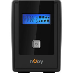 UPS nJoy Cadu 850, 800VA / 480W, 2x Schuko, Ecran LCD, Negru