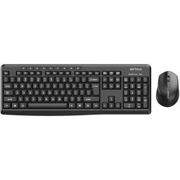 Kit tastatură + mouse wireless Serioux SRXK-SKIT706W, USB, Negru