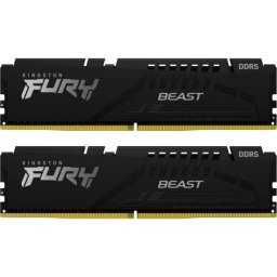 Kit Memorie RAM Fury Kingston Fury Beast Black AMD EXPO KF560C36BBEK2-16, 16GB, DDR5-6000MHz, CL36, Dual Channel
