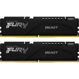 Kit memorie RAM Kingston Fury Beast Black 32GB KF556C40BBK2-32, DDR5-5600MHz, CL40, Dual Channel