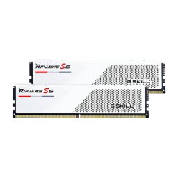 Kit Memorie RAM G.Skill Ripjaws S5 White 32GB F5-5600J4040C16GX2-RS5W, DDR5-5600MHz, CL40, Dual Channel