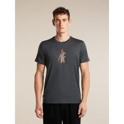 Icebreaker - tricou - 150 Tech Lite SS Tee Bear T - Obsidian - XL