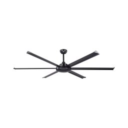 Ventilator de tavan FARO 34203 ROTTERDAM XL negru d. 200 cm + telecomandă