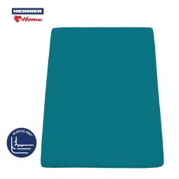 Cearceaf Pat cu Elastic Heinner 180x200CM Bumbac Turcoaz