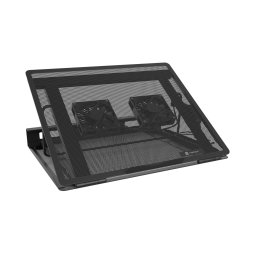 Stand Cooler pentru Laptop Natec TERN 2 PLUS Maxim 17.3Inch Inaltime Reglabila 2 Ventilatoare 80MM Negru