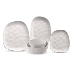 Set Vesela Zass Gourmet ZG-DS 06 20 Piese Portelan Alb