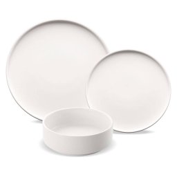 Set Vesela Zass Gourmet ZG-DS 05 18 Piese Ceramica Alb