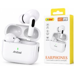 Casti Bluetooth TWS Wireless cu Carcasa de incarcare P9