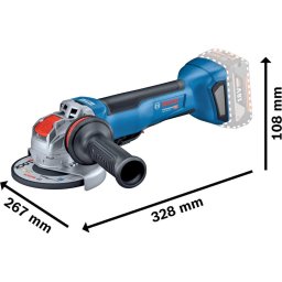 Polizor unghiular GWX 18V-10 P, 9000 RPM, 1000 W, 1.9 kg