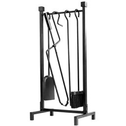 Mobilier interior O8C Set de unelte pentru șemineu cu suport