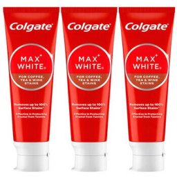 Max White Coffee, Tea, Wine Toothpaste Trio - Pasta na zuby