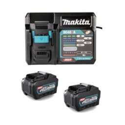 Set acumulator BL4050F XGT 40V/2x 5.0 Ah si incarcator DC40RA XGT 40 V MAKITA