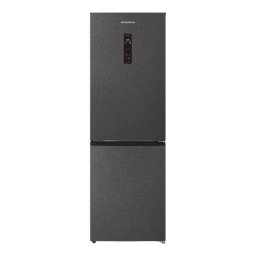 Combină frigorifică Heinner HCNF-HM400DINVDGE++, 400L, No Frost, Clasa E, Gri Antracit