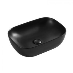 Lavoar dreptunghiular Fluminia Crius 45, 5cm, negru mat