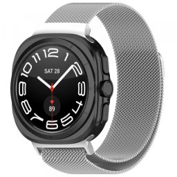 Curea Techsuit W009 pentru Samsung Galaxy Watch Ultra Series, Argintie