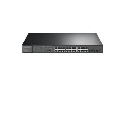 Switch TP-Link TL-SG3428XMP | 24 porturi Gigabit, PoE++, 4x SFP+