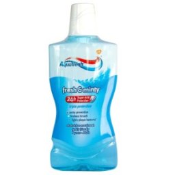 Set 2 x Apa de Gura Aquafresh Fresh & Minty 500 ml