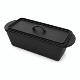 Tava din Fonta pentru Paine, cu Capac, 35 cm, 3 l, Perfect Home
