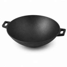 Tigaie Wok din Fonta, 31 cm, Perfect Home