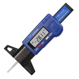 Masurator digital Techstar pentru adancime profil anvelope, 0-25.4 mm, rezolutie 0.01 mm, 3 moduri mm/inch/fractie, functie ZERO, display LCD, pentru auto, moto si camioane