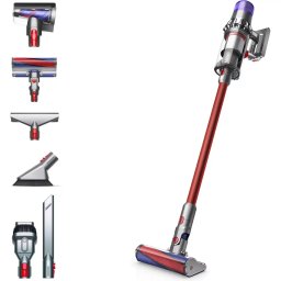 Aspirator Vertical fara Fir Dyson V11 Fluffy 476550-01 Capacitate 0.76L 545W Nichel/Rosu