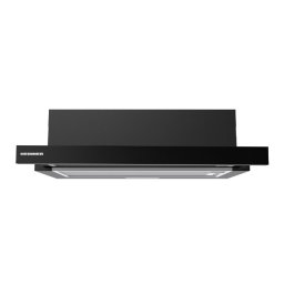 Hota incorporabila telescopica Heinner HTCH-MD400GBK, 400 mc/h, 2 trepte, negru