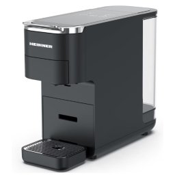 Espressor cu capsule Heinner HEMC-DD15BK, 1525 W, rezervor 1.5 litri, display, Nespresso, Dolce Gusto, ESE pods, negru