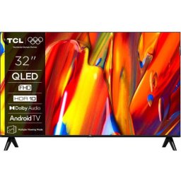 Televizor Smart QLED TCL, 32V5C, 80 cm, Full HD, Android TV, Dolby Audio