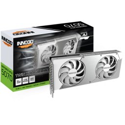 Placa video INNO3D nVidia GeForce RTX 5070 X3 OC WHITE 12 GB N50702-12D7X-195064W, GDDR7, 192 bit