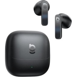 Bass BS1 NC, Wireless Noise Cancelling Headphones OS, pt smartphone, over-ear, sunet Hi-Res, microfon pe casca, conectare prin Bluetooth 5.0, negru