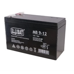 Acumulator stationar AGM VRLA MB, 12V, 9Ah, pentru aplicatii stationare si sisteme de alimentare, BAT12V9MB
