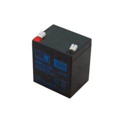 Acumulator stationar AGM VRLA MW Power, 12V, 5Ah, Long Life 12 ani, terminale Faston 250, fara intretinere, 90x70x101mm, inaltime totala 107mm, MWP 5-12L, BAT12V5MWP