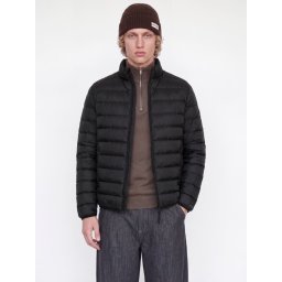 Jack & Jones Jacheta barbati, PUFFER, cu puf de rata, Regular fit, JJEBERG, Negru (SELECTATI MARIMEA: L)