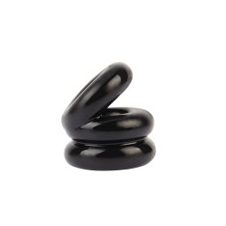 Inel penis Rosy Dual Pleasure Plus Black