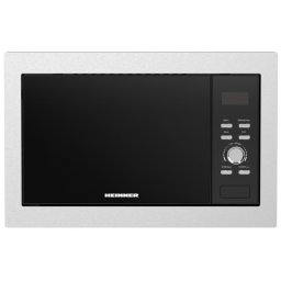 Cuptor cu microunde Heinner HMW-BI2360SS, incorporabil, 23 litri, 800 W, grill, 5 trepte, electronic, negru-inox