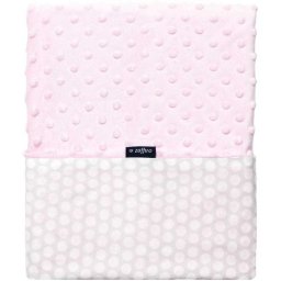 Paturica bebelusi Minky 75x100 Womar Zaffiro AN-MK-01 (Culoare: Roz/Gri Deschis)