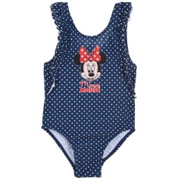 Costum baie Minnie Mouse SunCity ET0045 (Culoare: Albastru, Marime: 18 luni (81 cm))