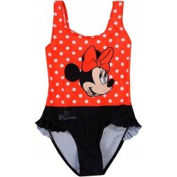 Costum baie intreg Minnie cu decupaje spate EPLUSM EPMDISMF52449403 (Culoare: Rosu, Marime: 128/134)