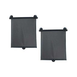 Set 2 Parasolare retractabile cu protectie UV Altabebe AL7031 (Culoare: Negru)
