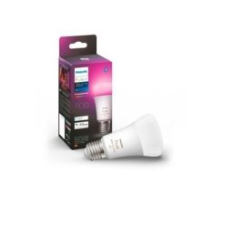 Bec LED inteligent Philips Hue, 9W, RGB, E27, cu control Bluetooth