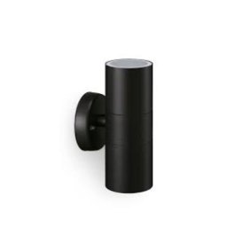 Aplica Philips Kylis 2xGU10, neagră, IP44, iluminare sus/jos