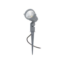 Proiector LED Rendl gri, 10W, stil modern pentru exterior