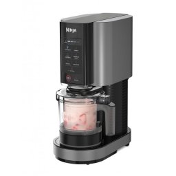 Aparat de preparat inghetata Inghetata, Gelato, Milkshake, Sorbet, Smoothie, 7 programe, Negru/ Argintiu