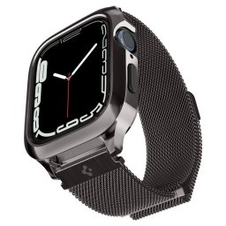 Husa Spigen METAL FIT "PRO" Apple Watch 4 / 5 / 6 / 7 / 8 / 9 / SE (44 / 45 MM) GRAPHITE