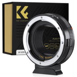 ​Adaptor Canon EF la Canon EOS R Autofocus K&F Concept Auto Focus Adapter Ring EF-EOS R II KF06.520